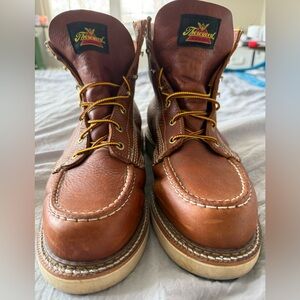 Thorogood Men's Steel Toe Tobacco Leather Boots